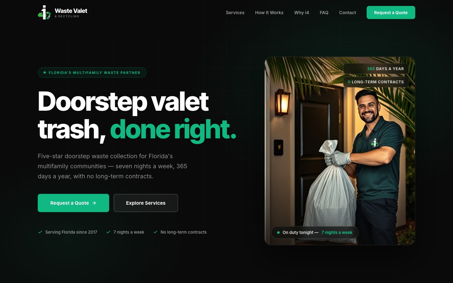 i4 Waste Valet — americký trh