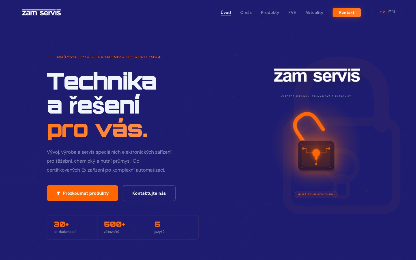 ZAM-SERVIS — firemní web